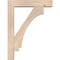 Ekena Millwork Imperial Block Smooth Bracket w/ Offset Brace, Douglas Fir, 5 1/2"W x 24"D x 32"H BKT0604X24X32IMP05SDF - alternate 2